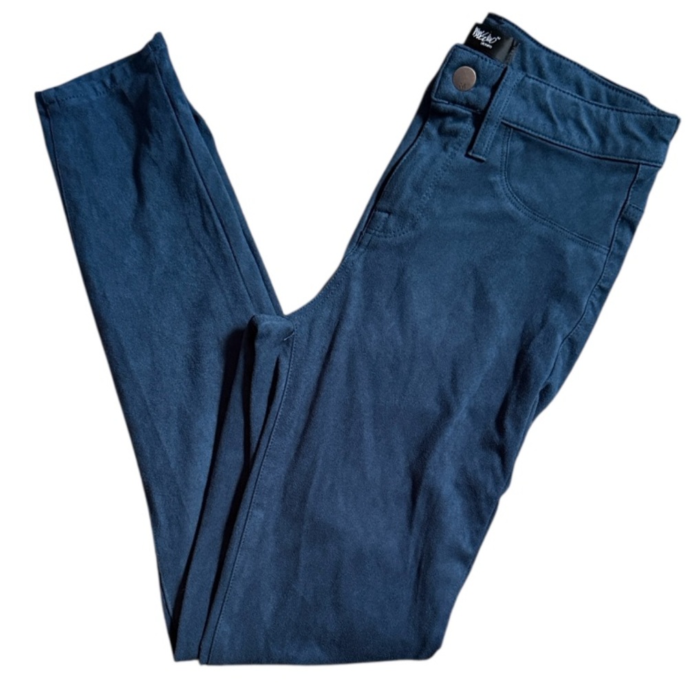 🌻 Mossimo Denim Blue Super Soft Faux Suede Skinny Pants